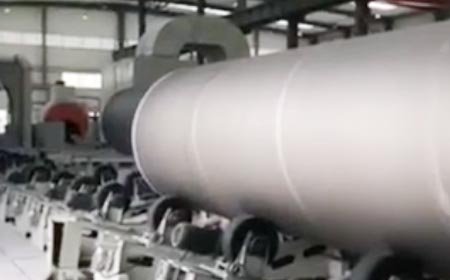 Three layer PE corrosion protection coating process for steel pipe